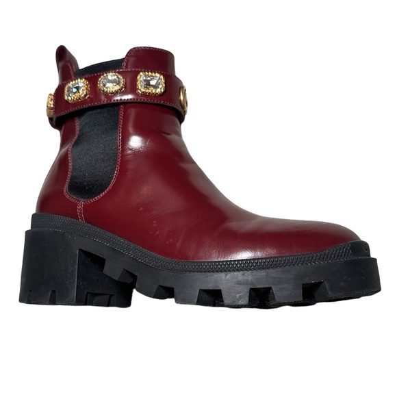 Gucci Trip Bootie with Jewels - Picture 10 of 16